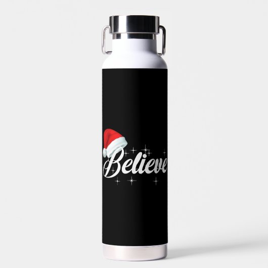 Believe Christmas Trinkflasche (Vorne)