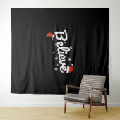 Believe Christmas Wandteppich (Beispiel (Horizontal))