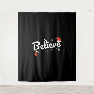 Believe Christmas Wandteppich
