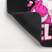 Believe Cute Nk Santa Candy Cane Christmas Xmas Gi Mousepad (Ecke)