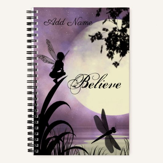 Believe fairy bullet journal Spiral Notebook Notizblock (Vorderseite)