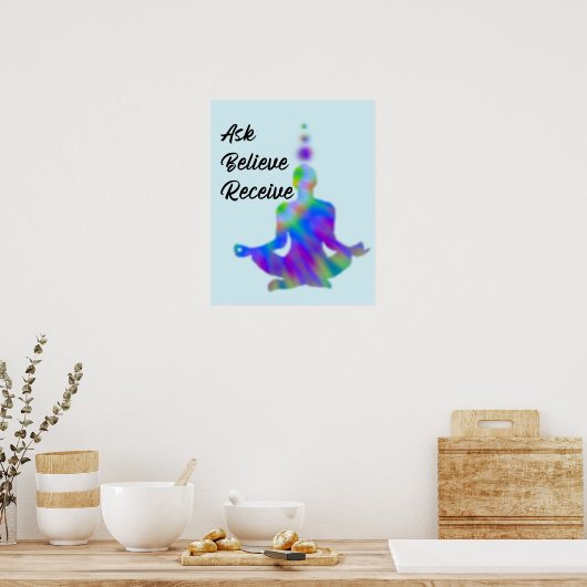 BELIEVE frag Poster (Küche)