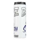 Believe God Will Surprise You Thermosbecher (Rückseite)