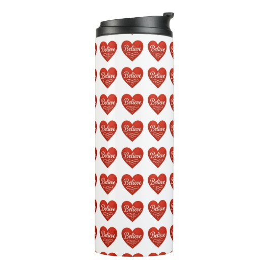 Believe Heart Thermosbecher (Nach links gedreht)