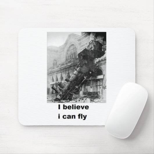 Believe I Can Fly Mousepad (Mit Mouse)