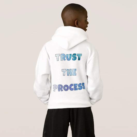 Believe in Progress – “Trust The Process” Hoodie (Schwarz voll)