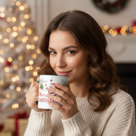 Believe in Santa Merry Christmas Combo Tasse