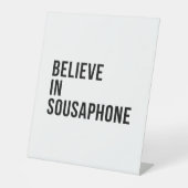 Believe in Subaphone Sockelschild (Vorderseite)