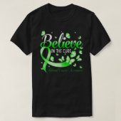 Believe In The Cure Adrenal Cancer Awareness Butte T-Shirt (Design vorne)