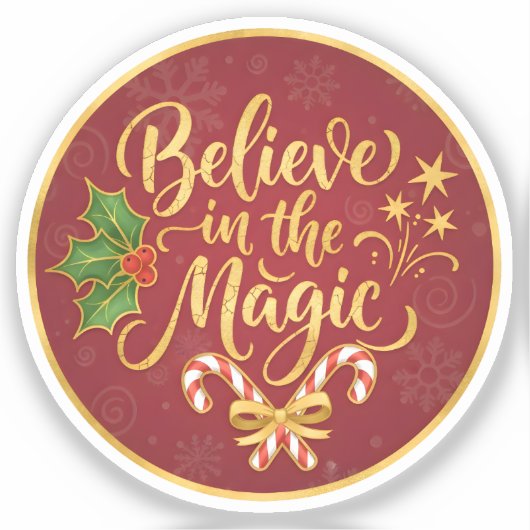 Believe in the Magic Aufkleber (Vorderseite)
