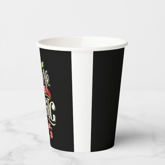 Believe in the Magic Christmas Pappbecher (Links)