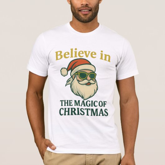 Believe in the Magic of Christmas 🎅 | Bella+Canva T-Shirt (Vorderseite)