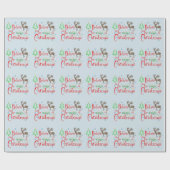 Believe In the Magic of Christmas Festive Holiday Geschenkpapier (Flach)