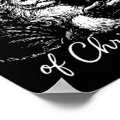 Believe In The Magic Of Christmas, Funny Christmas Poster (Ecke)