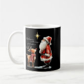 Believe In The Magic Of Christmas Reindeer Holiday Kaffeetasse (Links)