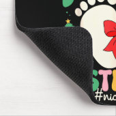 Believe In The Magic Of Tiny Mistletoes Nicu Nurse Mousepad (Ecke)