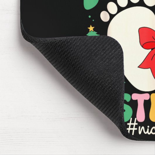 Believe In The Magic Of Tiny Mistletoes Nicu Nurse Mousepad (Ecke)