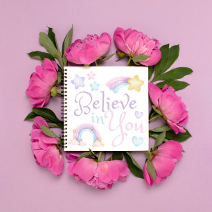 Believe In You Notebook Notizblock