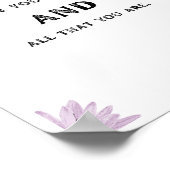 Believe in yourself and all that you are, Quote Poster (Ecke)