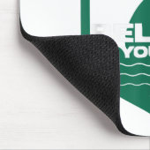 Believe In Yourself Funny Motivational Loch Ness M Mousepad (Ecke)