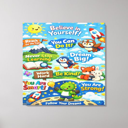 Believe in Yourself Leinwanddruck (Vorderseite)