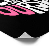 Believe In Yourself Motivational Quote Inspiration Poster (Ecke)