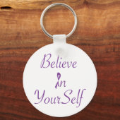 BELIEVE-IN-YOURSELF.png Schlüsselanhänger (Vorderseite)