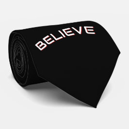 ‘Believe’ Inspirational Quote  Krawatte