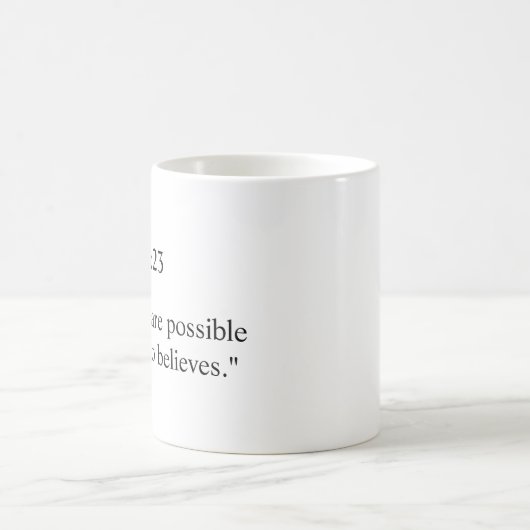 Believe! Kaffeetasse (Mittel)