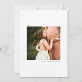 Believe Magic Holiday Photo Feiertagskarte (Rückseite)