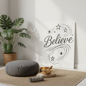 Believe Magical Stars - Boho Celestial Poster