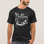 Believe Melanoma Awareness Butterfly T-Shirt (Vorderseite)