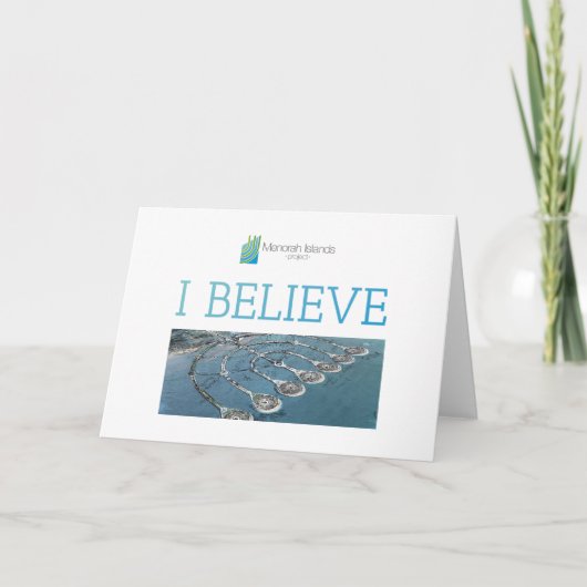 BELIEVE - Menorah Islands Karte (Vorderseite)