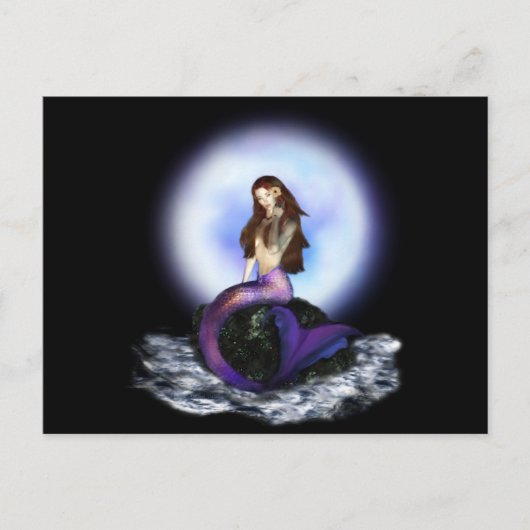 Believe Mermaid Postcards Postkarte (Vorderseite)