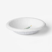 Believe Modern Evergreen Tree Christmas Party Pappteller (Gewinkelt)