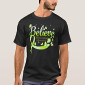 Believe Muscular Dystrophy Awareness Butterfly T-Shirt (Vorderseite)
