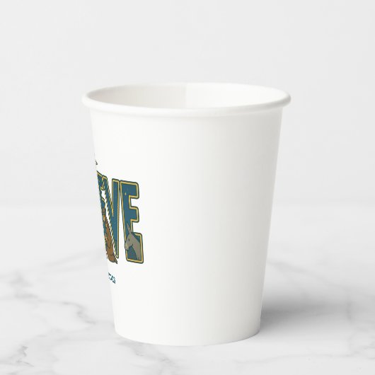 Believe nativity  pappbecher (Links)