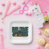 Believe Nativity Pappteller (Party)