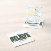 Believe nativity  rechteckiger pappuntersetzer (Vor Ort)