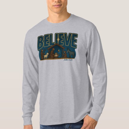 Believe Nativity T-Shirt (Vorderseite)