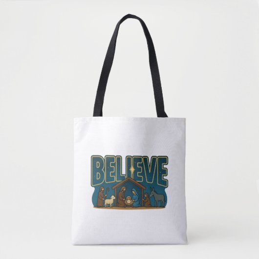 Believe Nativity Tasche (Vorderseite)