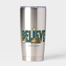 Believe Nativity  Thermobecher