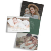 Believe Photo Dreifach Gefaltete Urlaubskarte