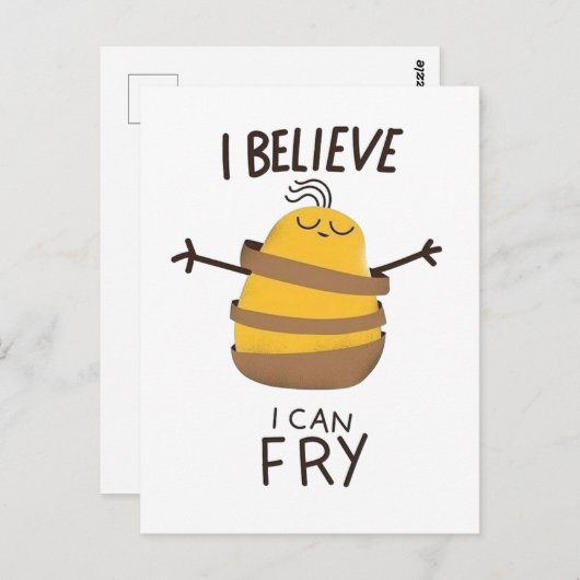 Believe  postkarte (Vorne/Hinten)