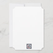 Believe santa hat feiertagskarte (Rückseite)