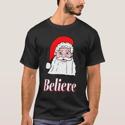 Believe Santa T-Shirt (Vorderseite)