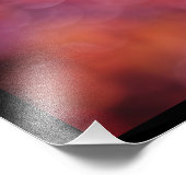 "BELIEVE": Sonnenuntergänge, Affirmation Art Style Fotodruck (Ecke)