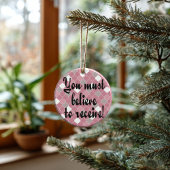 Believe to Receive Ceramic Ceramic Ornament Keramik Ornament