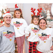 BELIEVE Weihnachts-Express-Zug - Matching-Familie Sweatshirt