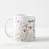 Believe Wild Flowers Kaffeetasse (Links)